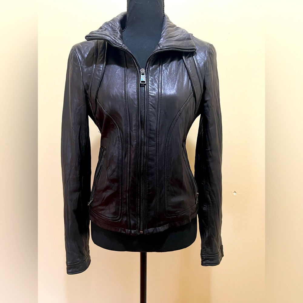 Steven Madden Black Leather Jacket